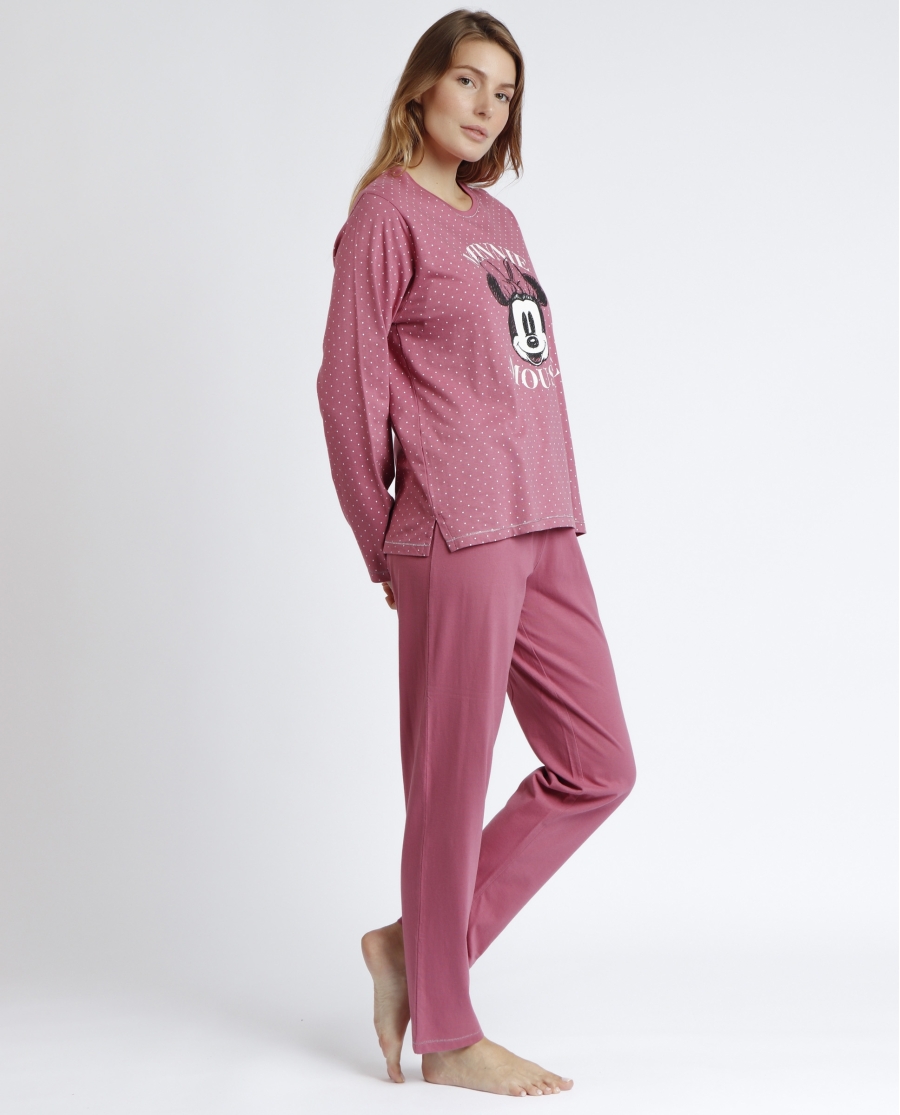 DISNEY Pijama Manga Larga Dots & Sketches para Mujer ANCIENT PINK DISNEY Pijama Manga Larga Dots & Sketches para Mujer ANCIENT PINK