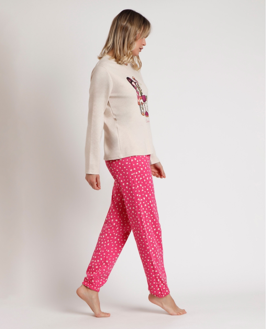 SANTORO GORJUSS Pijama Manga Larga Carousel para Mujer BEIGE SANTORO GORJUSS Pijama Manga Larga Carousel para Mujer BEIGE