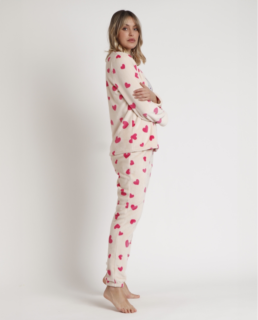 SANTORO GORJUSS Pijama Manga Larga Calentito Carousel para Mujer ROSA SANTORO GORJUSS Pijama Manga Larga Calentito Carousel para Mujer ROSA