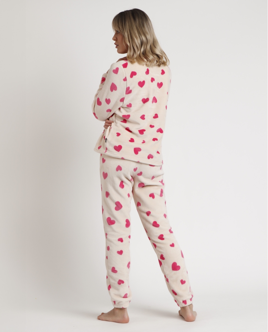 SANTORO GORJUSS Pijama Manga Larga Calentito Carousel para Mujer ROSA SANTORO GORJUSS Pijama Manga Larga Calentito Carousel para Mujer ROSA