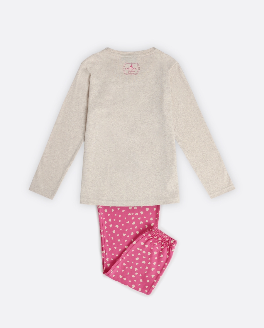SANTORO GORJUSS Pijama Manga Larga Carousel para Niña BEIGE SANTORO GORJUSS Pijama Manga Larga Carousel para Niña BEIGE