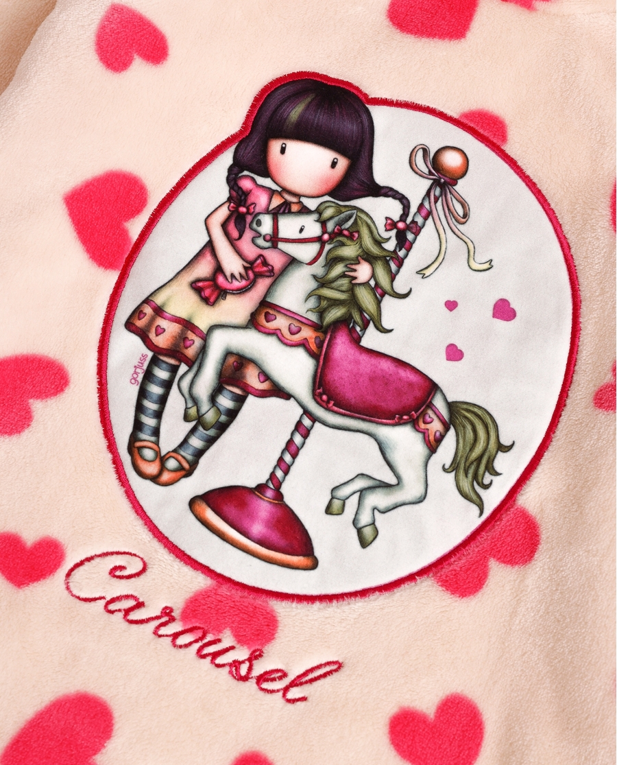 SANTORO GORJUSS Pijama Manga Larga Calentito Carousel para Niña ROSA SANTORO GORJUSS Pijama Manga Larga Calentito Carousel para Niña ROSA