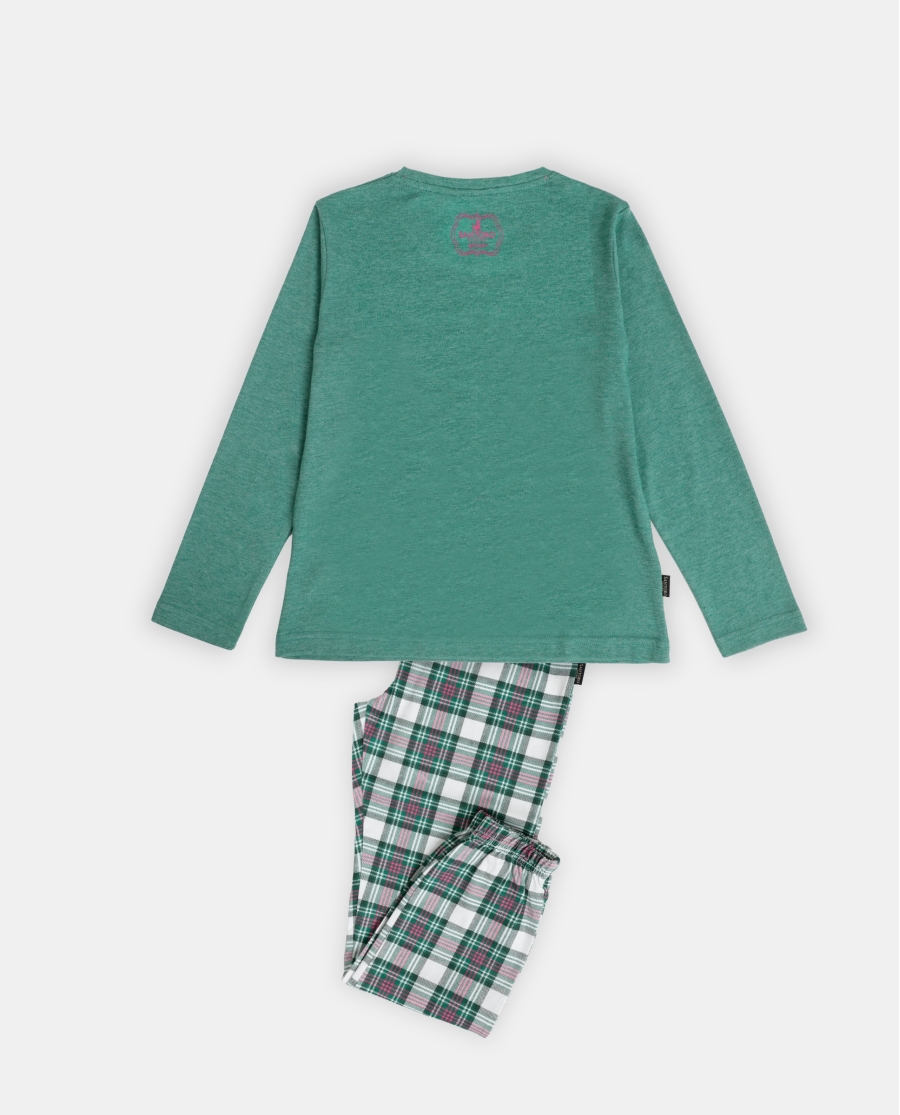 SANTORO GORJUSS Pijama Manga Larga Be Kind To The Planet para Niña VERDE HOJA SANTORO GORJUSS Pijama Manga Larga Be Kind To The Planet para Niña VERDE HOJA