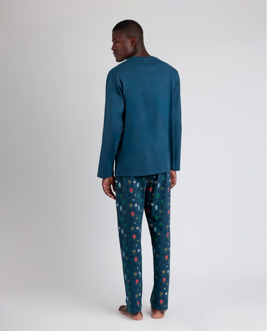 STAR WARS Pijama Manga Larga Alien Species para Hombre DENIM STAR WARS Pijama Manga Larga Alien Species para Hombre DENIM