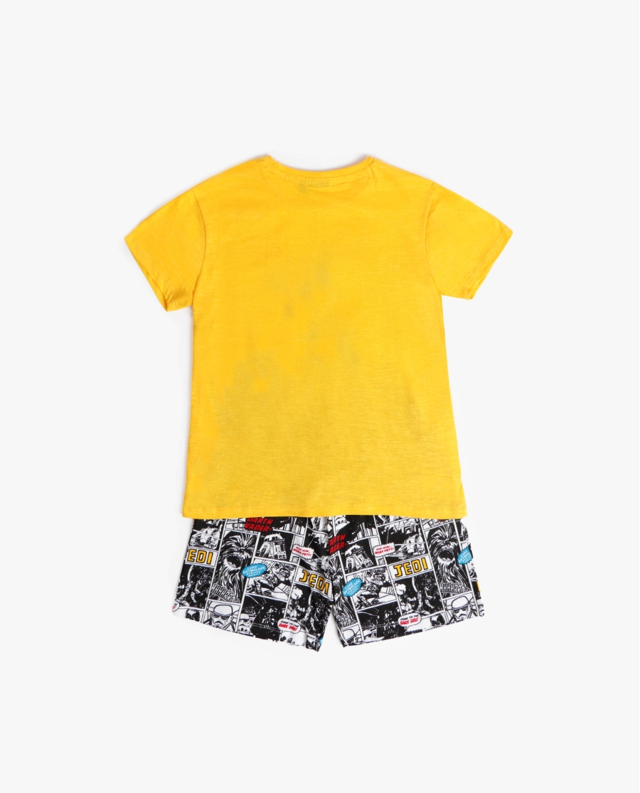 STAR WARS Pijama Manga Corta Summer Comic para Niño AMARILLO STAR WARS Pijama Manga Corta Summer Comic para Niño AMARILLO