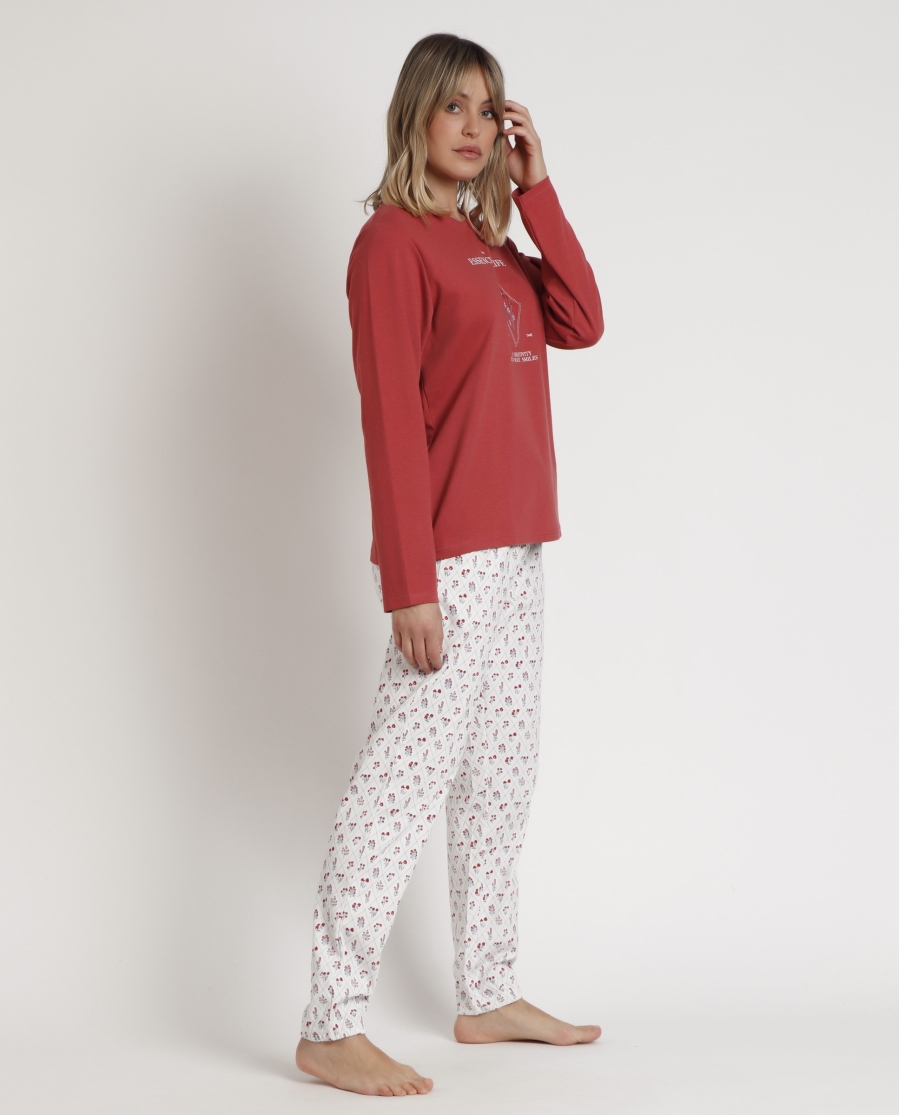 ADMAS GARDEN Pijama Manga Larga Essence Of Life para Mujer TEJA ADMAS GARDEN Pijama Manga Larga Essence Of Life para Mujer TEJA