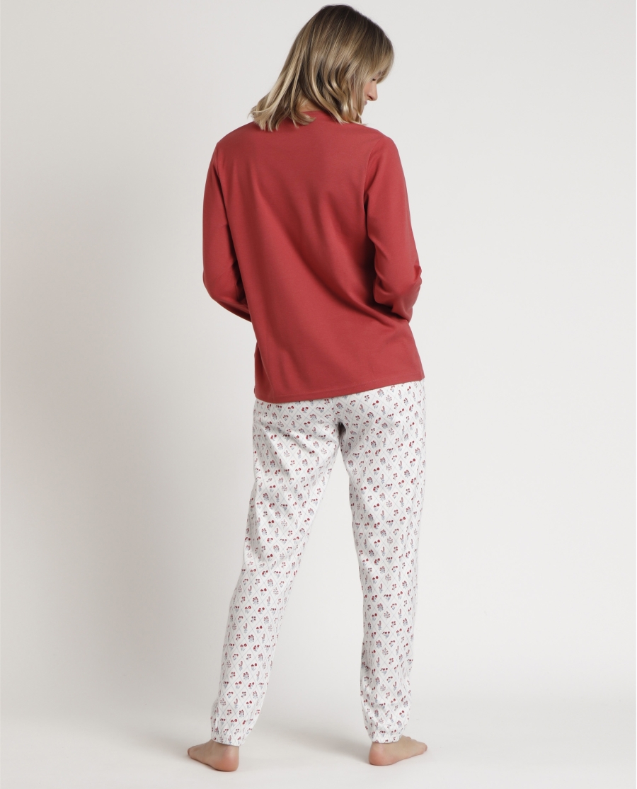 ADMAS GARDEN Pijama Manga Larga Essence Of Life para Mujer TEJA ADMAS GARDEN Pijama Manga Larga Essence Of Life para Mujer TEJA