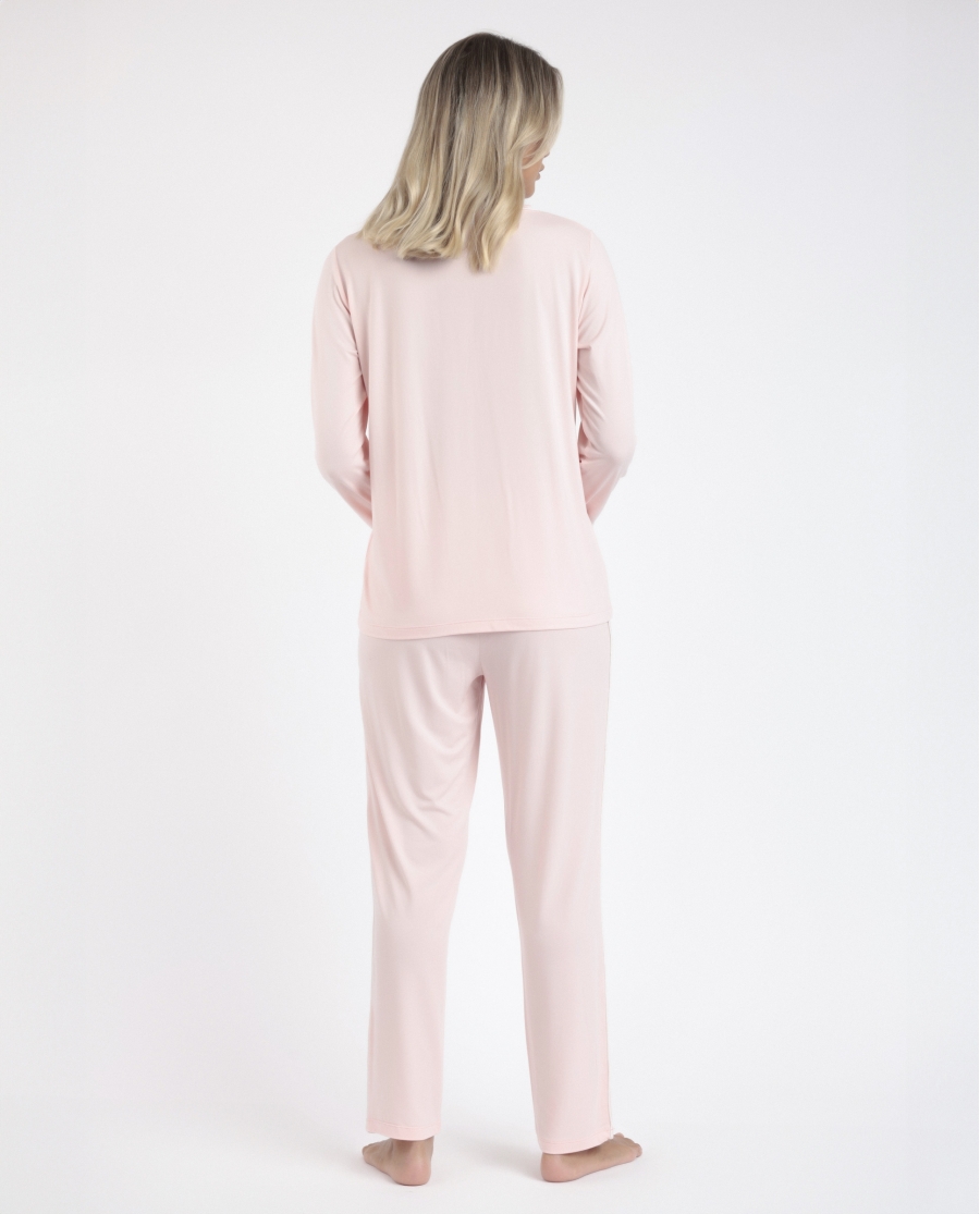 ADMAS CLASSIC Pijama Manga Larga Soft Sleep para Mujer CORAL ADMAS CLASSIC Pijama Manga Larga Soft Sleep para Mujer CORAL
