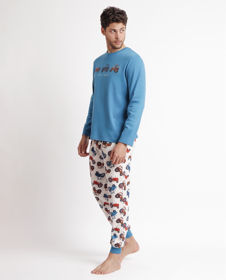 DIVER Pijama Manga Larga Tractor A para Hombre OCEANO DIVER Pijama Manga Larga Tractor A para Hombre OCEANO