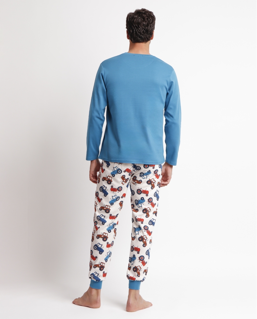 DIVER Pijama Manga Larga Tractor A para Hombre OCEANO DIVER Pijama Manga Larga Tractor A para Hombre OCEANO