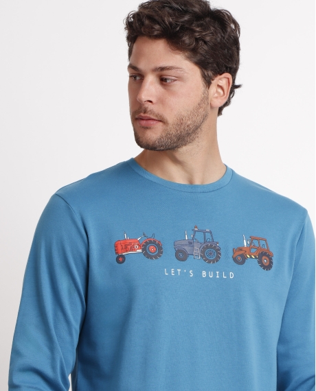DIVER Pijama Manga Larga Tractor A para Hombre OCEANO 2