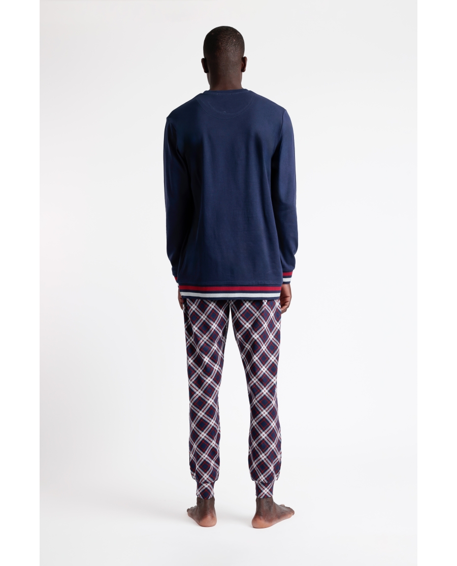 ADMAS Pijama Manga Larga ADM Family para Hombre MARINO ADMAS Pijama Manga Larga ADM Family para Hombre MARINO