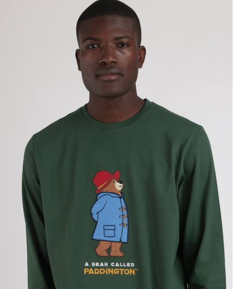 PADDINGTON Pijama Manga Larga Marmalade para Hombre VERDE 2