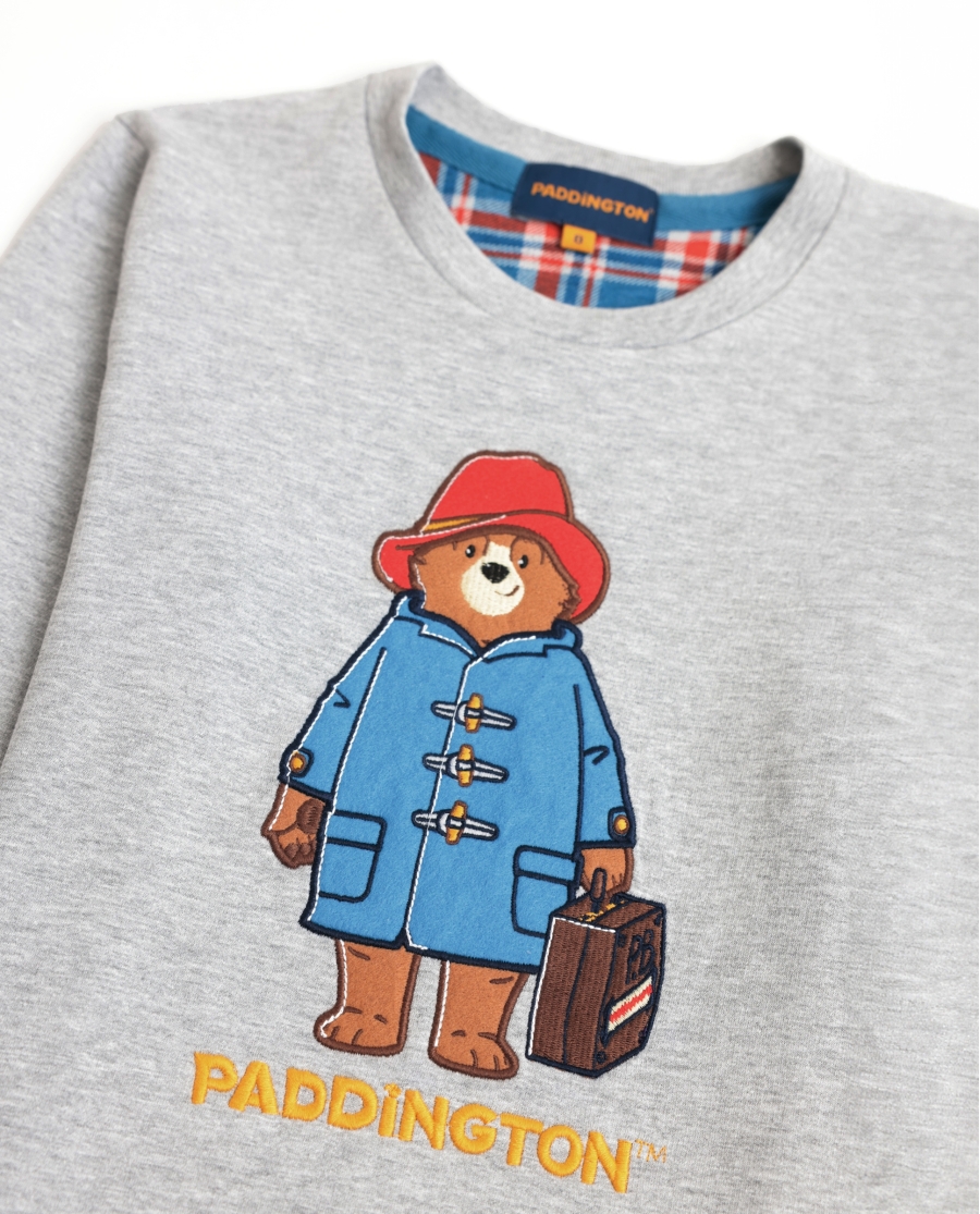 PADDINGTON Pijama Manga Larga Checks para Niño GRIS JASPE PADDINGTON Pijama Manga Larga Checks para Niño GRIS JASPE