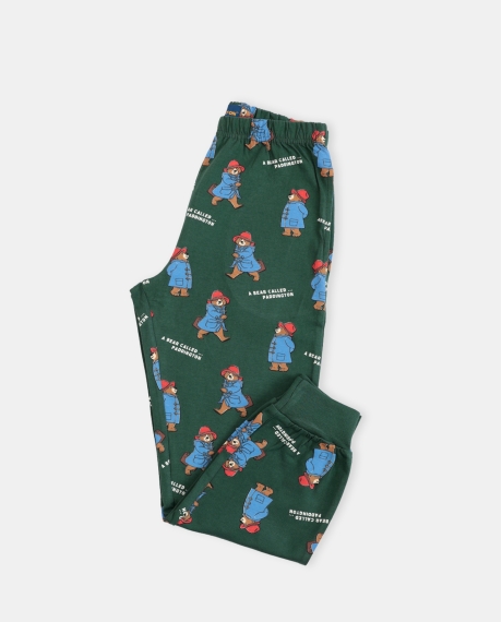PADDINGTON Pijama Manga Larga Marmalade para Niño VERDE 2