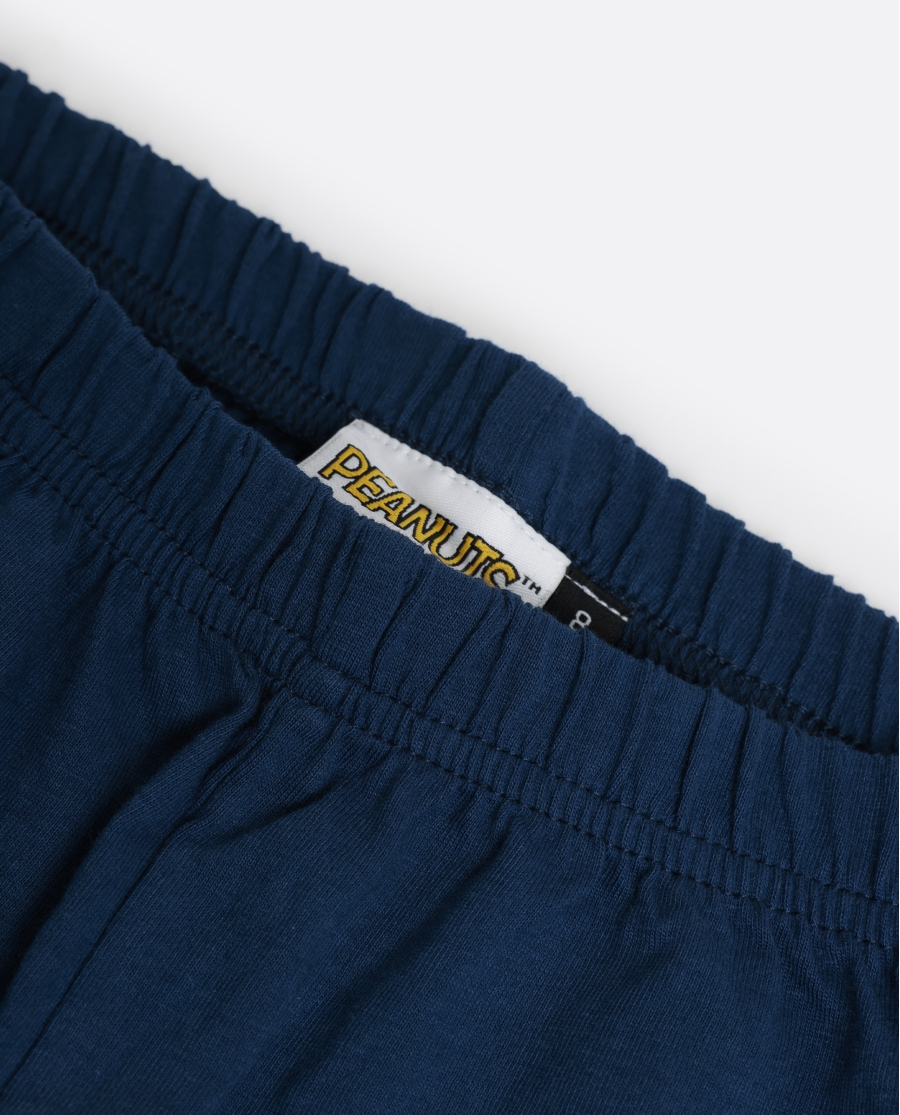 PEANUTS Pijama Manga Corta Party Friends para Niño AZUL PEANUTS Pijama Manga Corta Party Friends para Niño AZUL