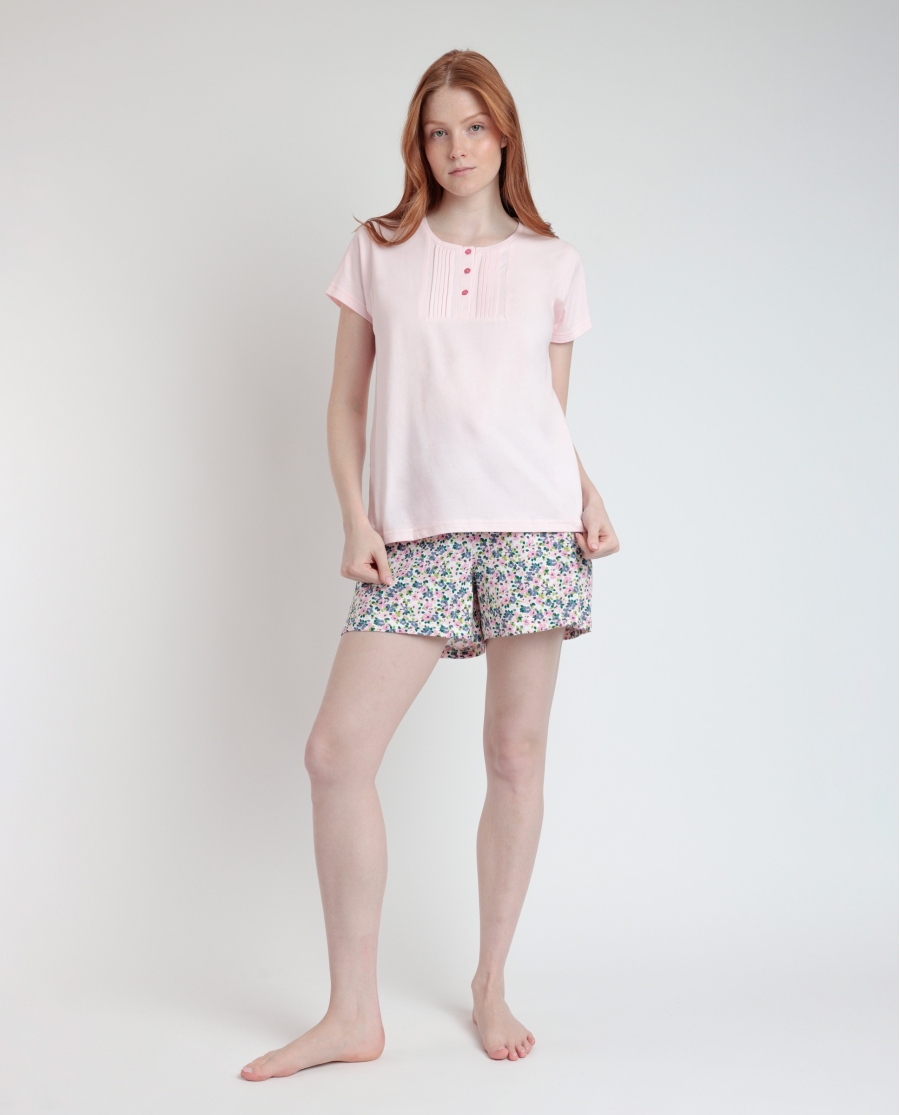 ADMAS Pijama Manga Corta Sweet Garden para Mujer PETALO