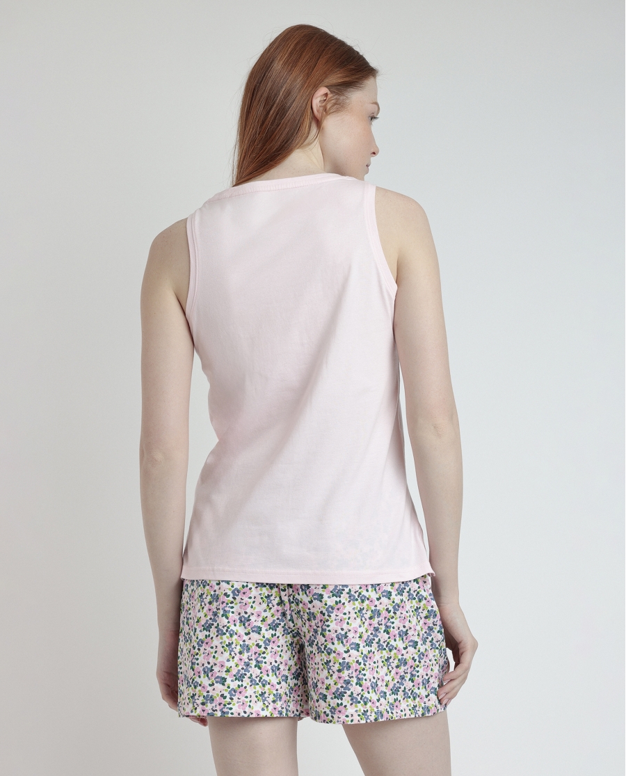 ADMAS Pijama Sin Mangas Sweet Garden para Mujer PETALO