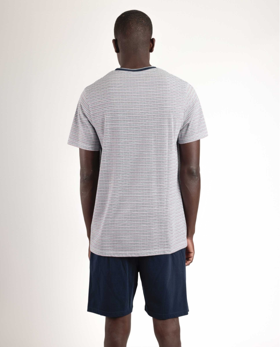 ADMAS CLASSIC Pijama Manga Corta Espiga para Hombre AZUL ADMAS CLASSIC Pijama Manga Corta Espiga para Hombre AZUL