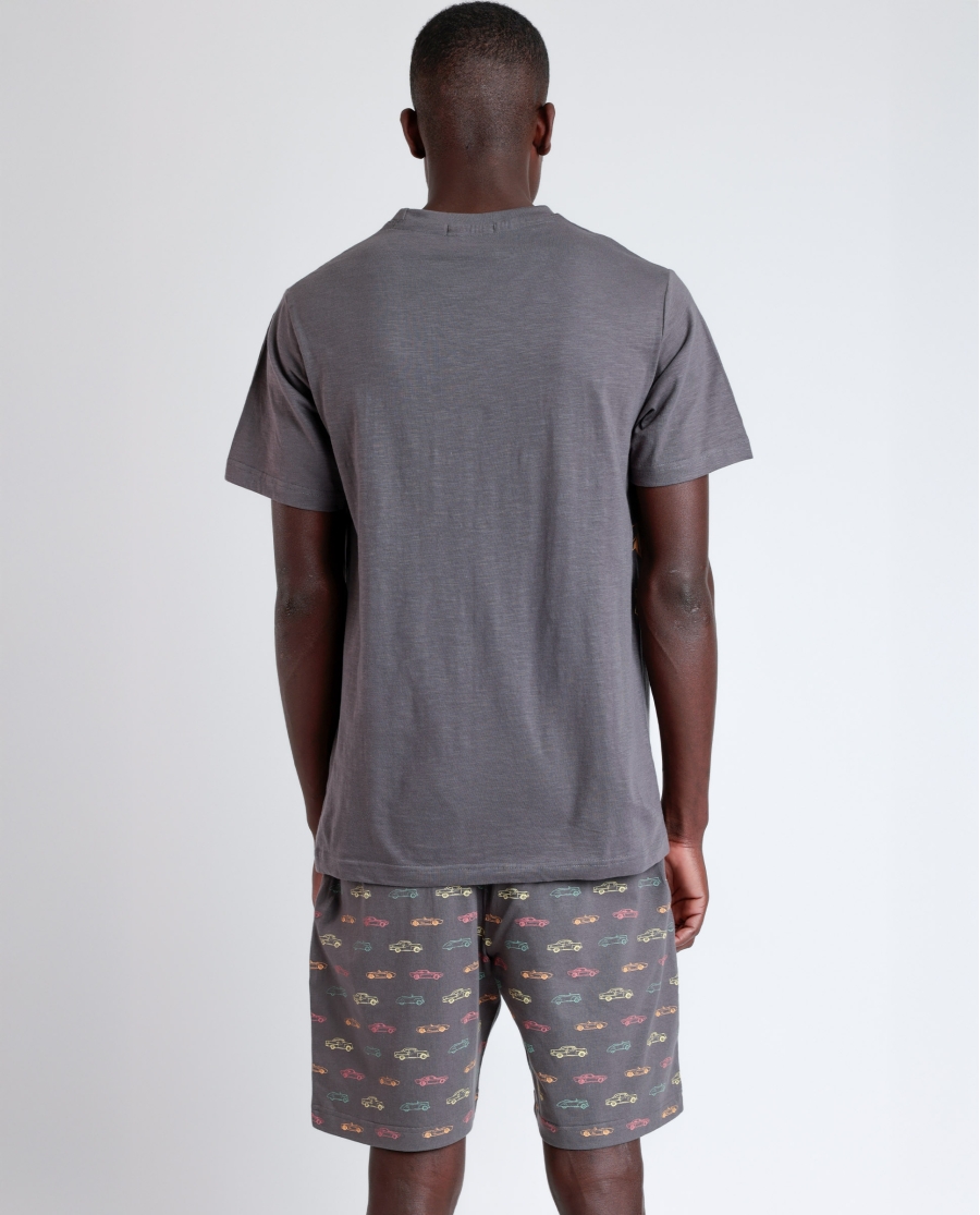 ADMAS Pijama Manga Corta Generals para Hombre GRIS
