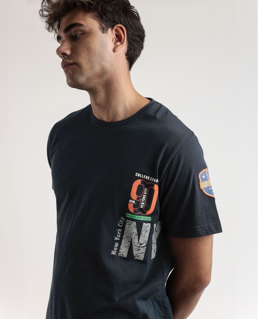 ADMAS Pijama Manga Corta Generals para Hombre MARINO