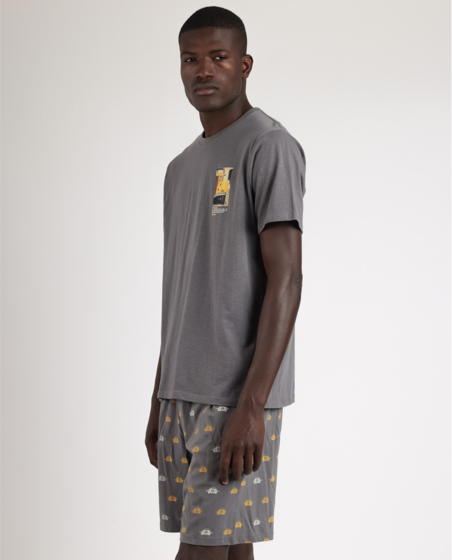 LOIS Pijama Manga Corta Generals para Hombre GRIS LOIS Pijama Manga Corta Generals para Hombre GRIS