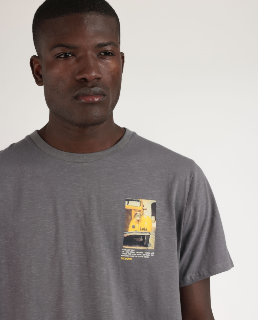 LOIS Pijama Manga Corta Generals para Hombre GRIS LOIS Pijama Manga Corta Generals para Hombre GRIS