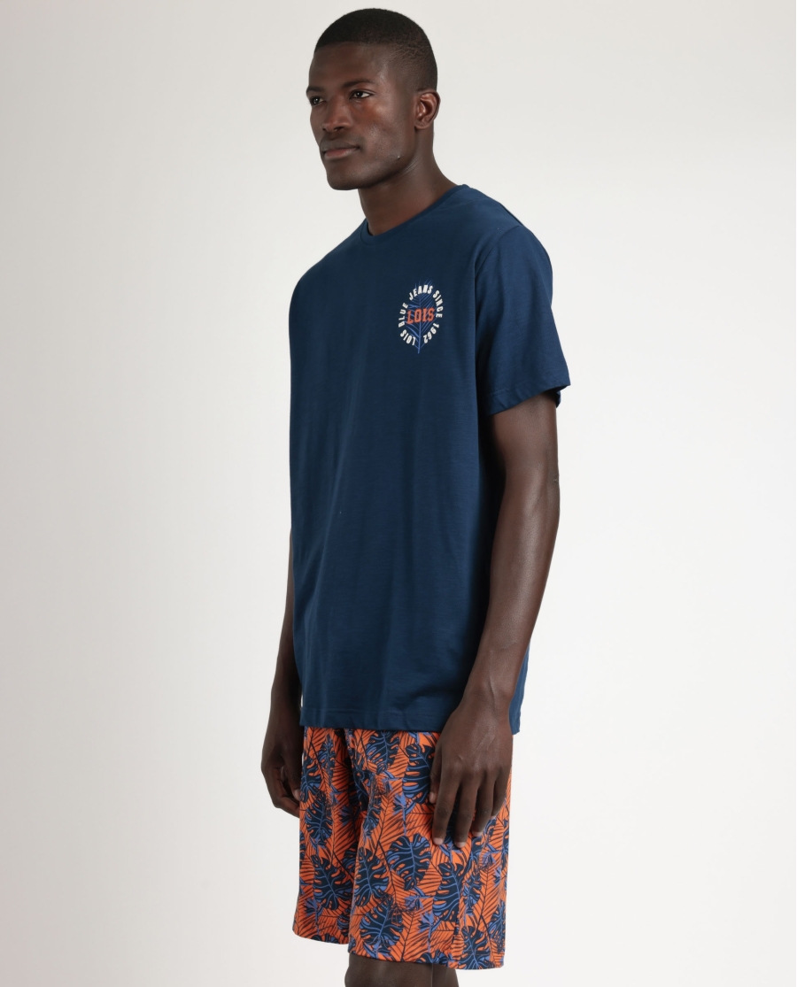 LOIS Pijama Manga Corta Generals para Hombre MARINO LOIS Pijama Manga Corta Generals para Hombre MARINO