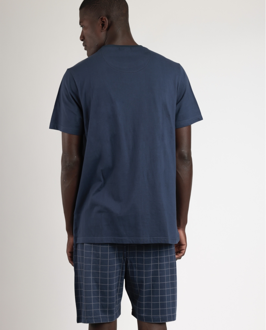 ANTONIO MIRO Pijama Manga Corta Travel 24 para Hombre AZUL ANTONIO MIRO Pijama Manga Corta Travel 24 para Hombre AZUL