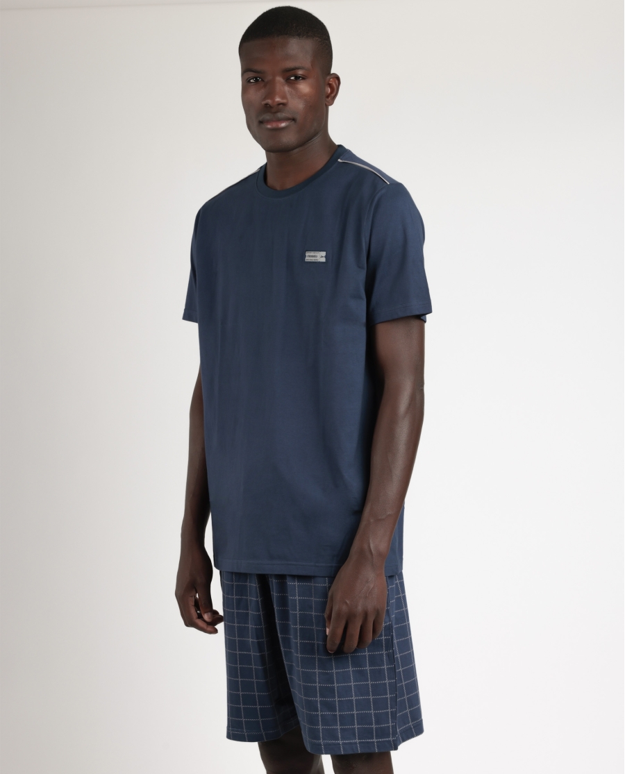 ANTONIO MIRO Pijama Manga Corta Travel 24 para Hombre AZUL ANTONIO MIRO Pijama Manga Corta Travel 24 para Hombre AZUL
