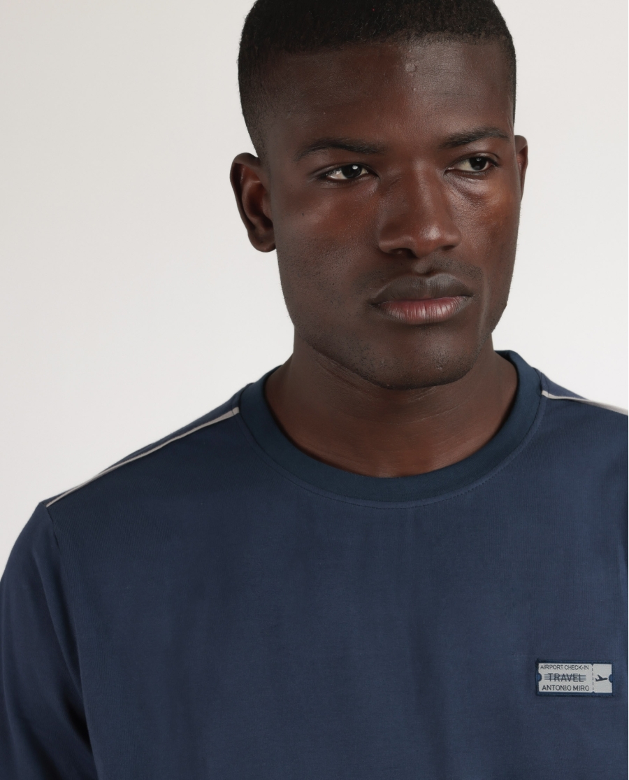 ANTONIO MIRO Pijama Manga Corta Travel 24 para Hombre AZUL ANTONIO MIRO Pijama Manga Corta Travel 24 para Hombre AZUL