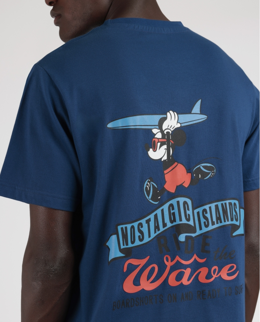 DISNEY Pijama Manga Corta Ride The Wave para Hombre AZUL DISNEY Pijama Manga Corta Ride The Wave para Hombre AZUL