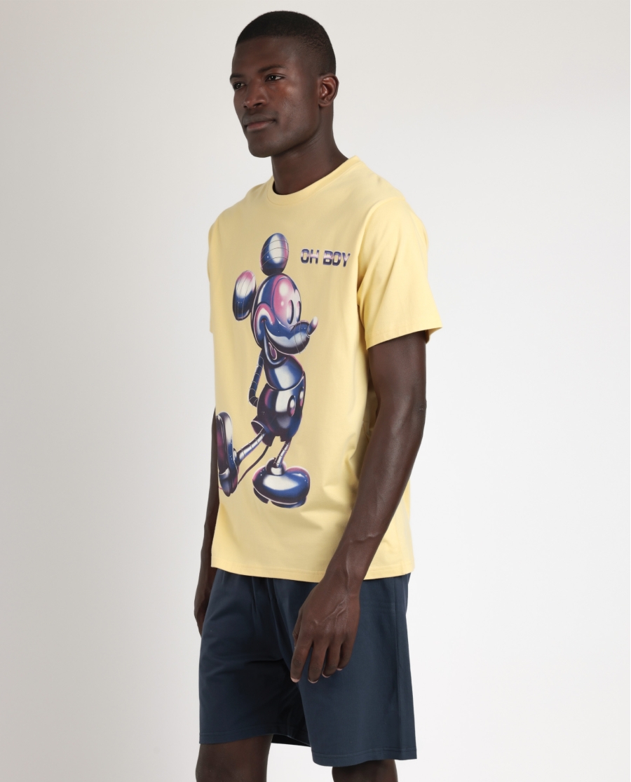 DISNEY Pijama Manga Corta Generals para Hombre AMARILLO DISNEY Pijama Manga Corta Generals para Hombre AMARILLO