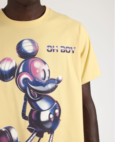 DISNEY Pijama Manga Corta Generals para Hombre AMARILLO 2