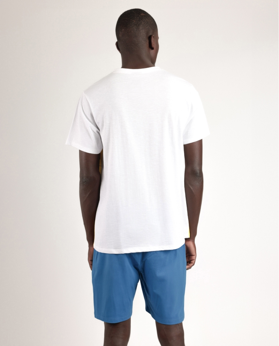 DISNEY Pijama Manga Corta Donald Vintage para Hombre BLANCO DISNEY Pijama Manga Corta Donald Vintage para Hombre BLANCO