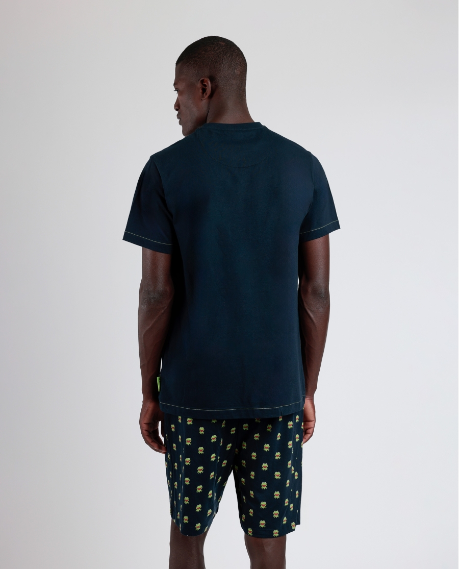 DISNEY Pijama Manga Corta Generals para Hombre MARINO DISNEY Pijama Manga Corta Generals para Hombre MARINO