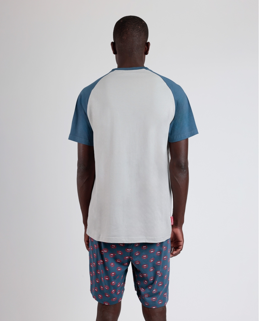 DISNEY Pijama Manga Corta Generals para Hombre AZUL DISNEY Pijama Manga Corta Generals para Hombre AZUL