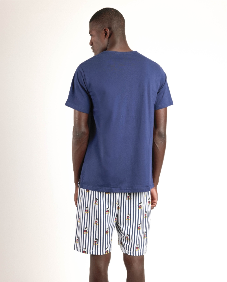 DISNEY Pijama Manga Corta Mickey Ny Summer para Hombre AZUL DISNEY Pijama Manga Corta Mickey Ny Summer para Hombre AZUL