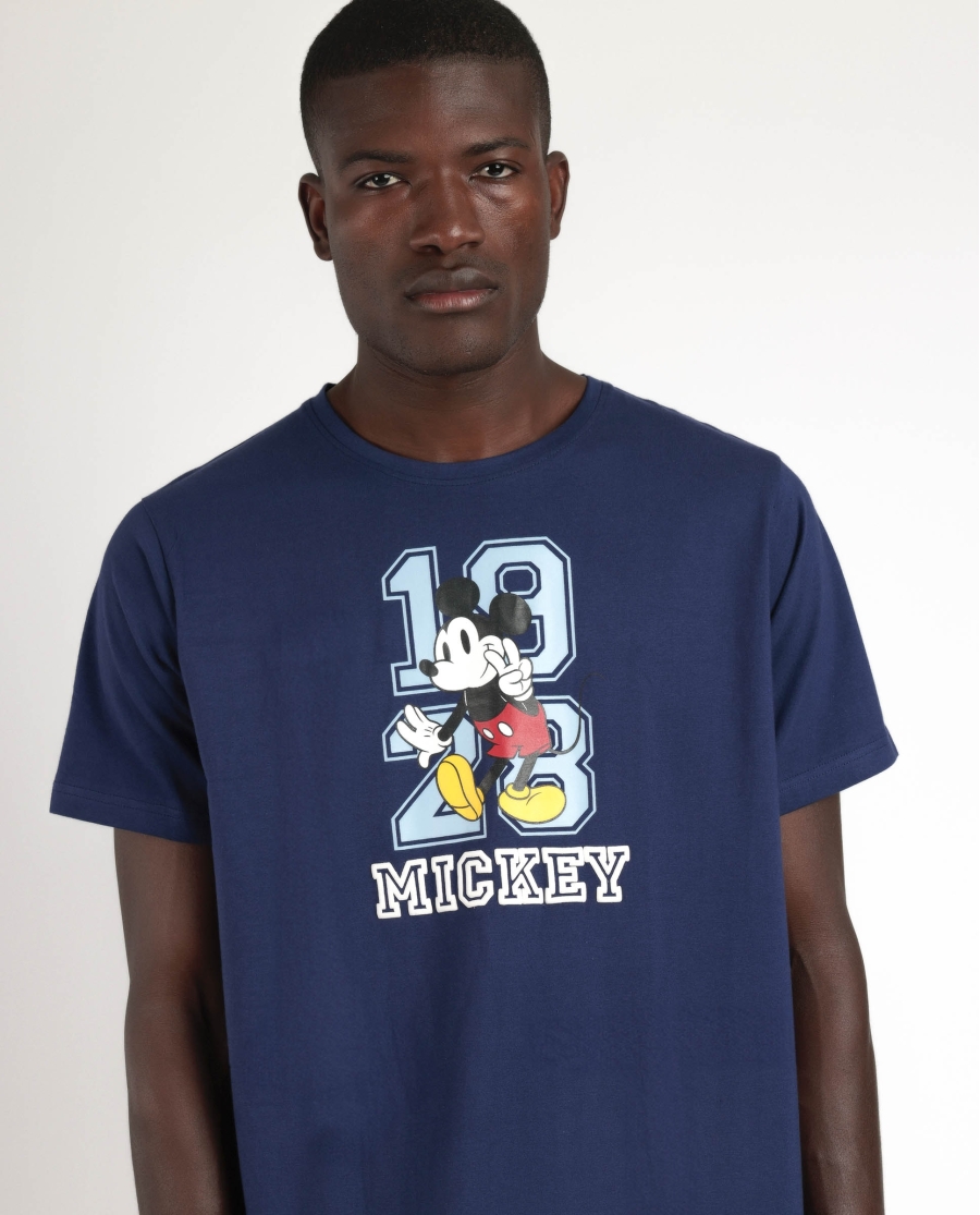 DISNEY Pijama Manga Corta Mickey Ny Summer para Hombre AZUL DISNEY Pijama Manga Corta Mickey Ny Summer para Hombre AZUL