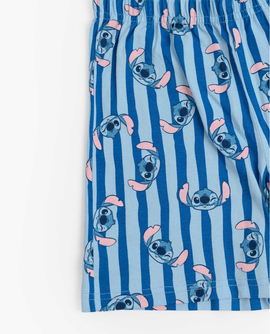 DISNEY Pijama Manga Corta Stitch Waves para Niño AZUL DISNEY Pijama Manga Corta Stitch Waves para Niño AZUL