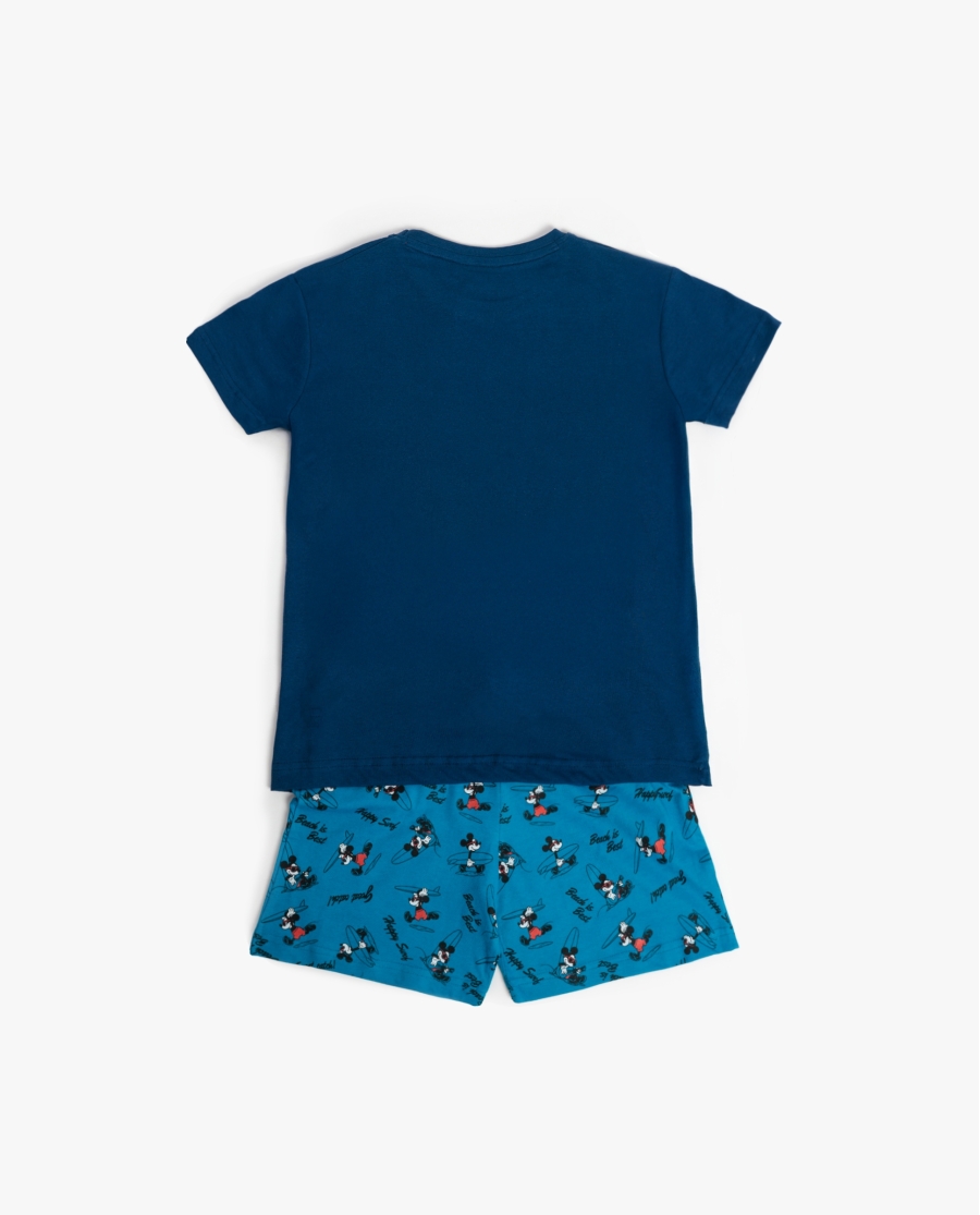 DISNEY Pijama Manga Corta Ride The Wave para Niño AZUL