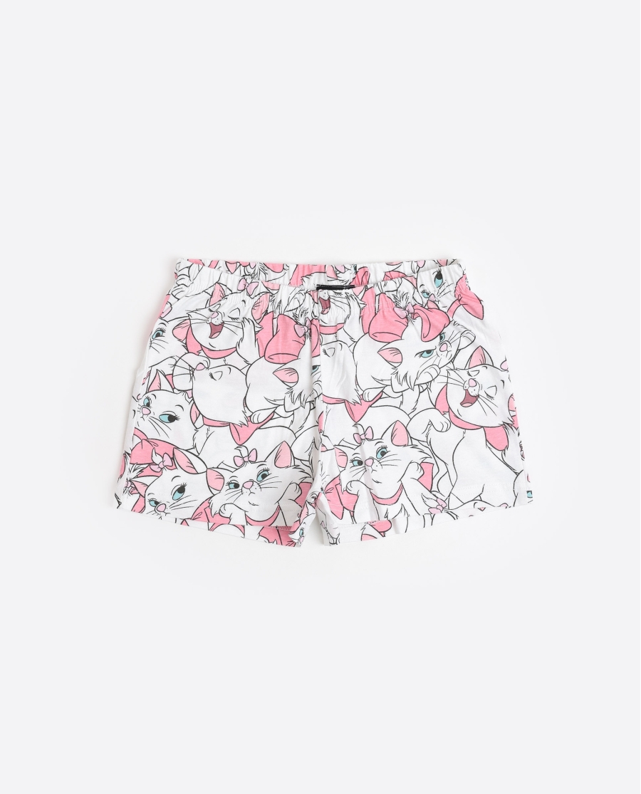 DISNEY Pijama Manga Corta Sleepy Marie para Niña ROSA DISNEY Pijama Manga Corta Sleepy Marie para Niña ROSA