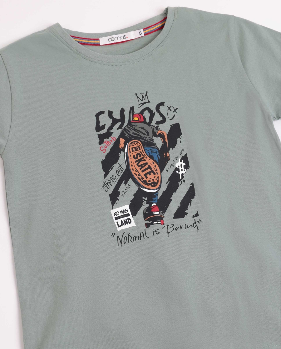 ADMAS Pijama Manga Corta Skate para Niño CAQUI ADMAS Pijama Manga Corta Skate para Niño CAQUI