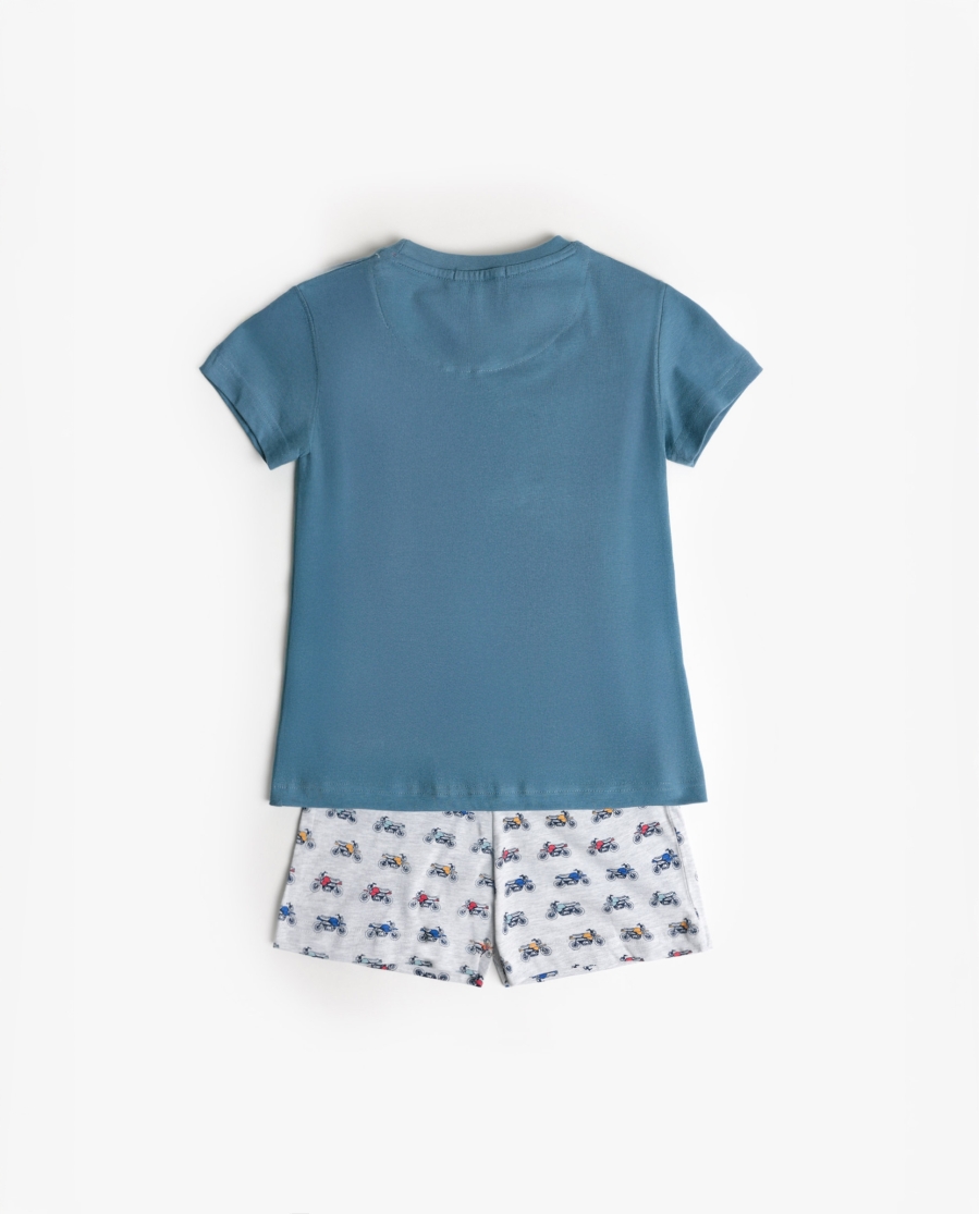 DIVER Pijama Manga Corta Race para Niño AZUL DIVER Pijama Manga Corta Race para Niño AZUL