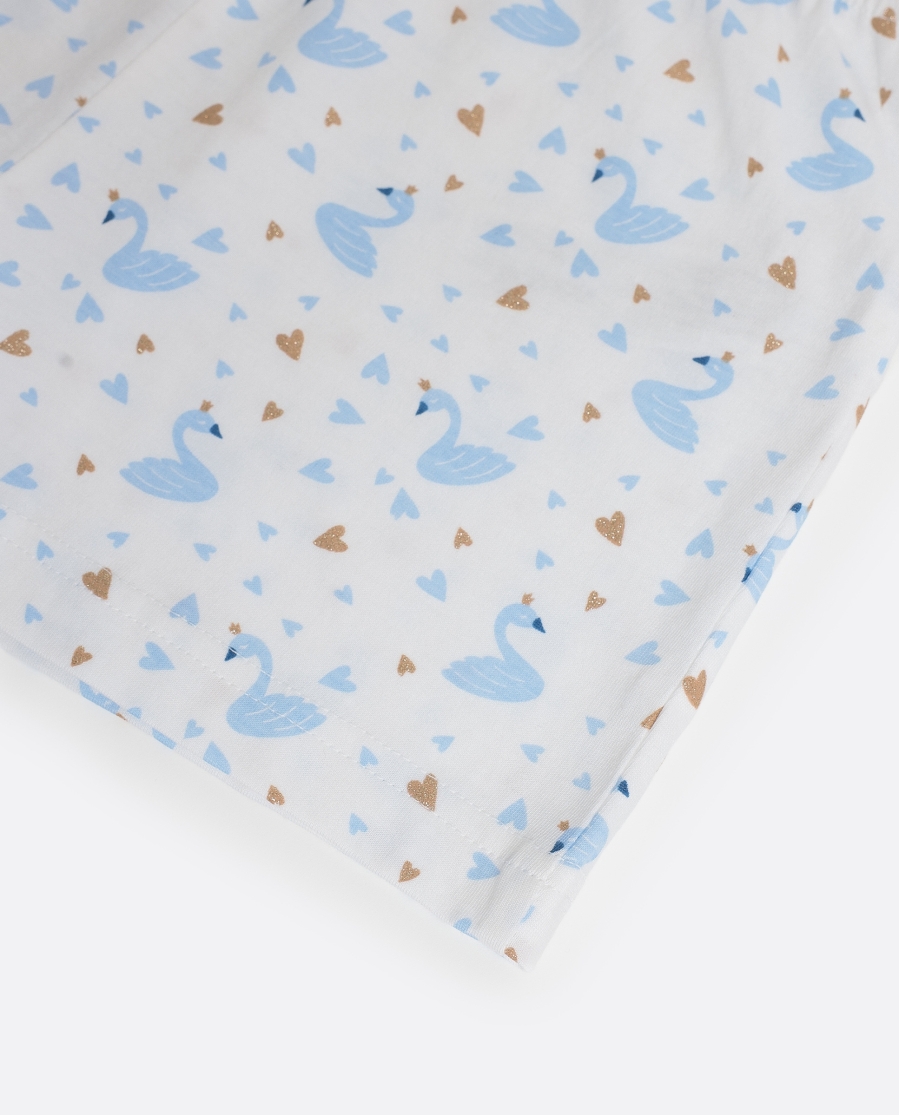 ADMAS Pijama Manga Corta Dancing With Swans para Niña AZUL ADMAS Pijama Manga Corta Dancing With Swans para Niña AZUL