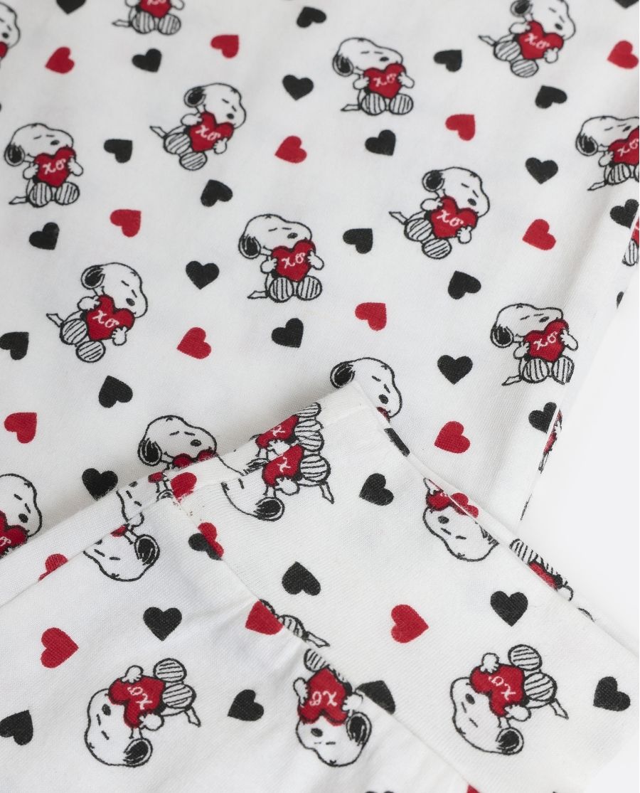 PEANUTS Pijama Manga Larga In My Heart para Niña ROJO PEANUTS Pijama Manga Larga In My Heart para Niña ROJO