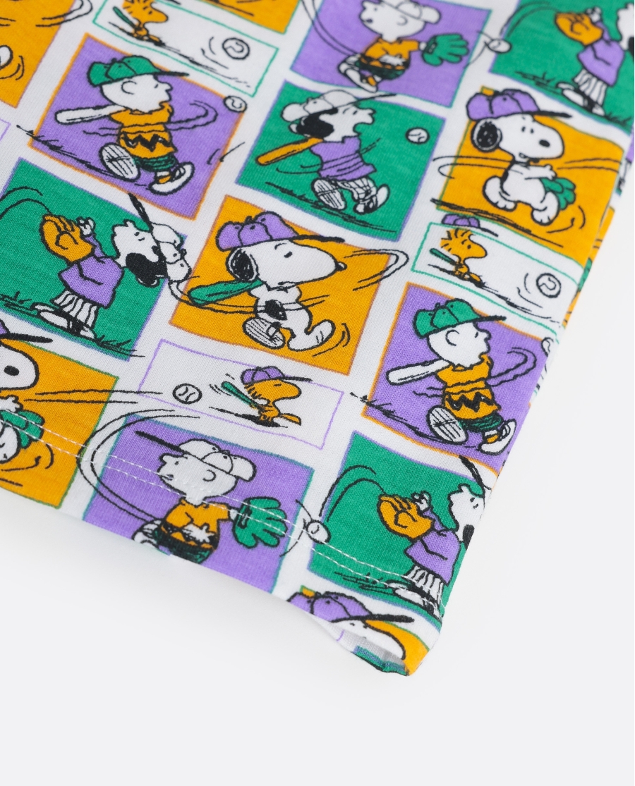 PEANUTS Pijama Manga Corta Good Grief para Niña VERDE PEANUTS Pijama Manga Corta Good Grief para Niña VERDE