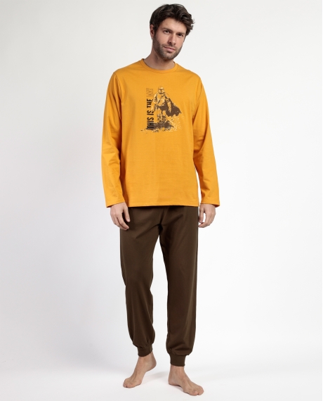 STAR WARS MANDALORIAN Pijama Manga Larga This Is The Way para Hombre OCRE