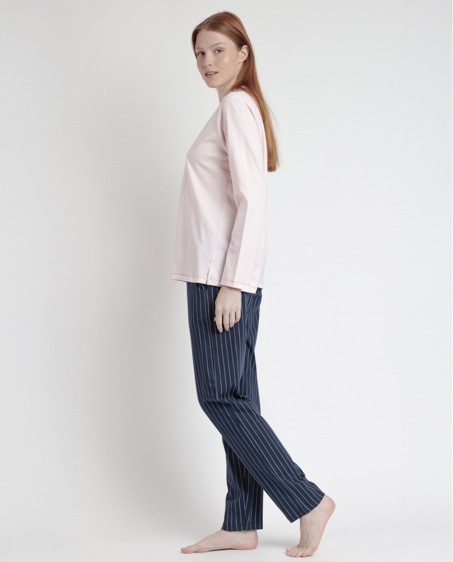 STAY AT HOME Pijama Manga Larga Loading Energy para Mujer PETALO STAY AT HOME Pijama Manga Larga Loading Energy para Mujer PETALO