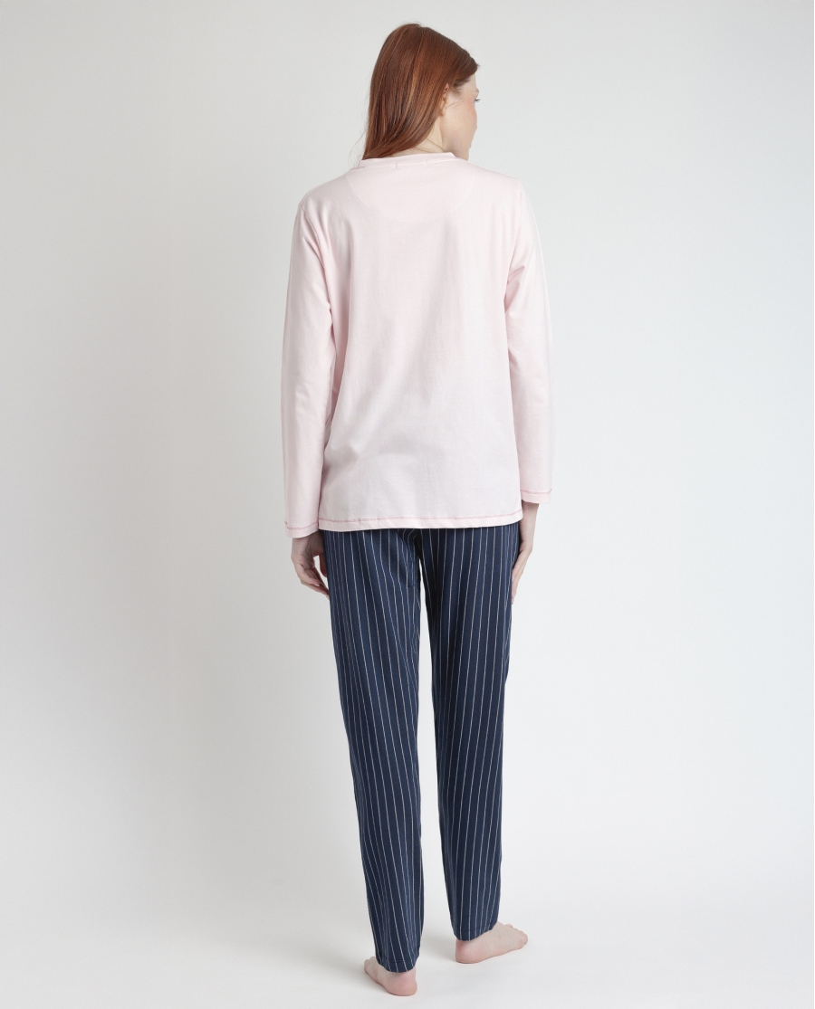 STAY AT HOME Pijama Manga Larga Loading Energy para Mujer PETALO STAY AT HOME Pijama Manga Larga Loading Energy para Mujer PETALO